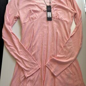 Pink Long Sleeve Top